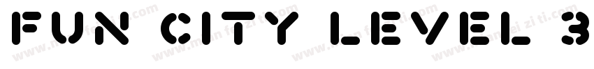 Fun City Level 3 Basic字体转换